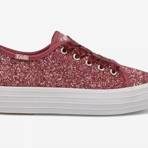 Keds Big Kids Triple Up Glitter Celebrations Size 1
